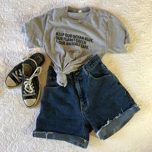 St. John’s Bay Vintage High Waisted Shorts